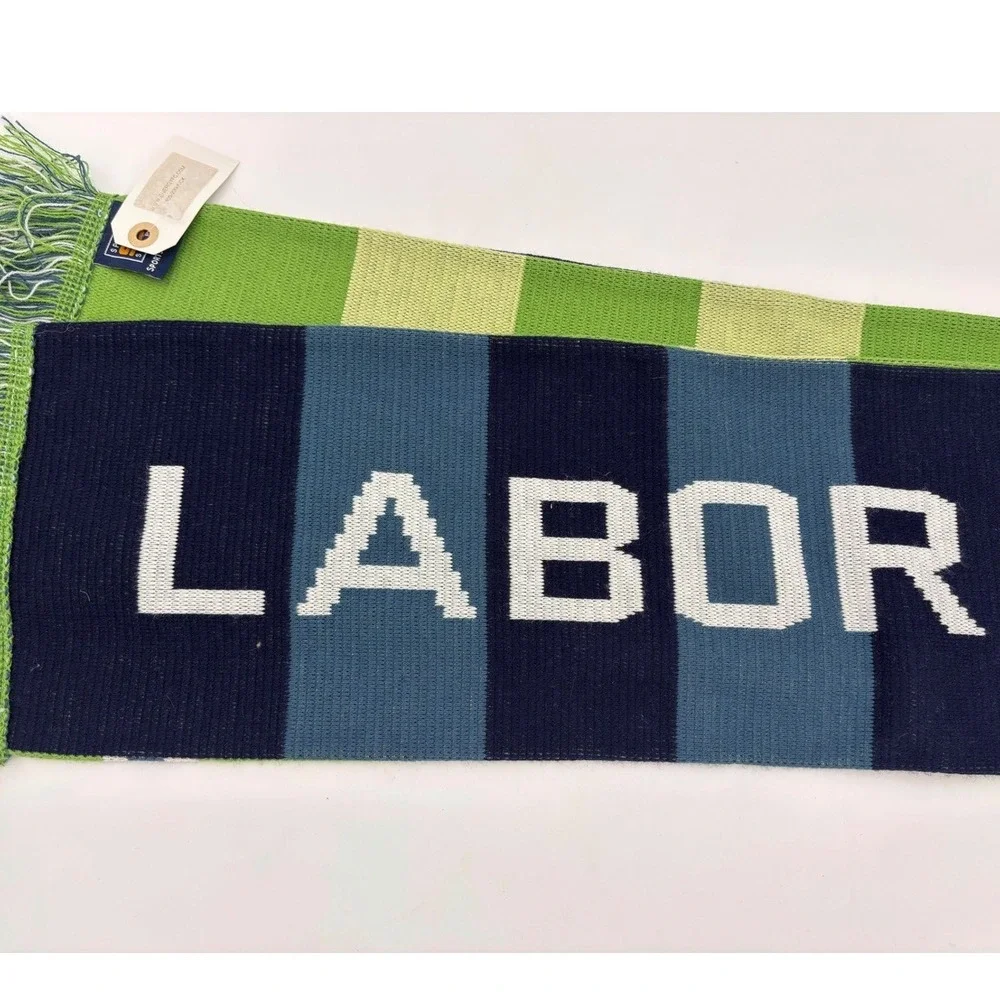 OKC ENERGY FOOTBALL CLUB Soccer Scarf FC Sports Labor Omnia Vincit World Cup NEW